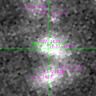 M33C-5916 in filter B on MJD  60290.190