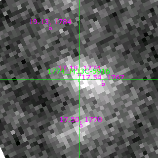 M33C-5916 in filter I on MJD  59851.160