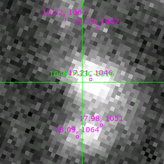 M33C-5916 in filter R on MJD  57964.330
