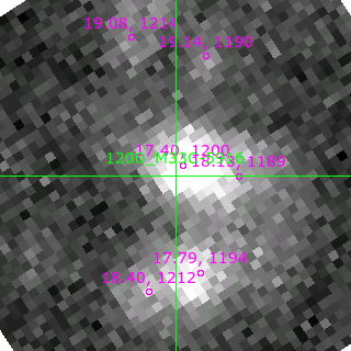 M33C-5916 in filter R on MJD  58902.070
