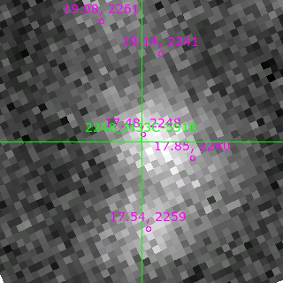 M33C-5916 in filter R on MJD  59849.180