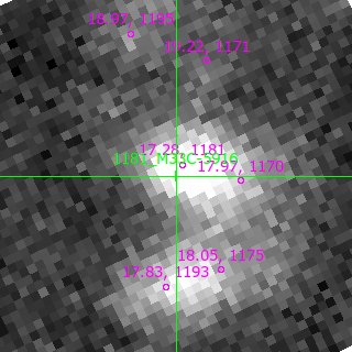 M33C-5916 in filter R on MJD  60262.130