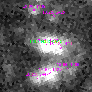 M33C-5916 in filter R on MJD  60342.090