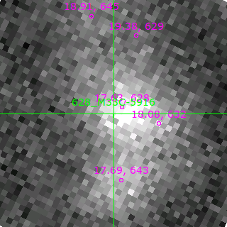 M33C-5916 in filter V on MJD  58045.180