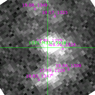 M33C-5916 in filter V on MJD  58902.070