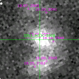M33C-5916 in filter V on MJD  59854.230