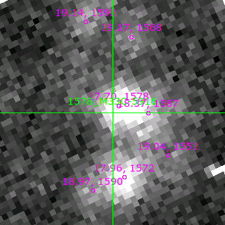 M33C-5916 in filter V on MJD  59932.170