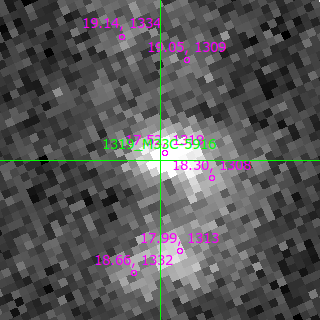 M33C-5916 in filter V on MJD  60205.170