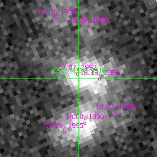 M33C-5916 in filter V on MJD  60290.190