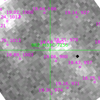 M33C-7256 in filter V on MJD  58757.170