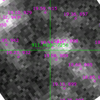M33C-7256 in filter V on MJD  58784.140