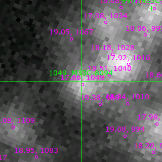 M33C-8094 in filter B on MJD  57964.350