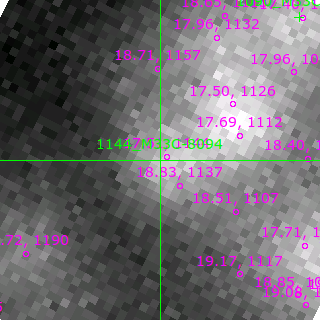 M33C-8094 in filter B on MJD  58073.190