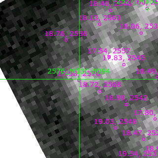 M33C-8094 in filter B on MJD  59794.380