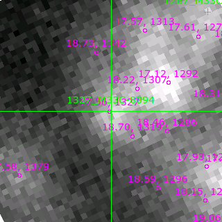 M33C-8094 in filter B on MJD  59854.230