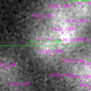 M33C-8094 in filter B on MJD  59854.230