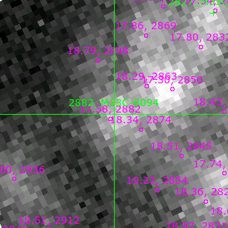 M33C-8094 in filter B on MJD  59879.130