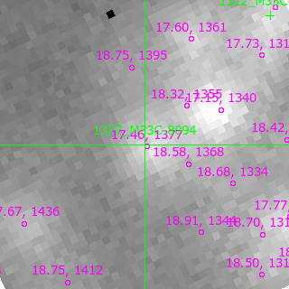 M33C-8094 in filter B on MJD  60262.130
