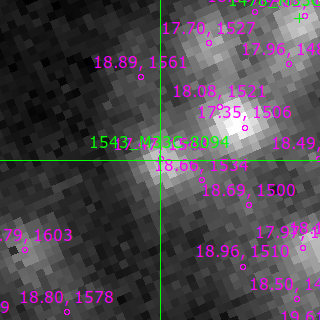 M33C-8094 in filter B on MJD  60556.260