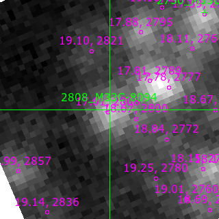 M33C-8094 in filter B on MJD  60556.260