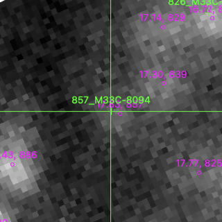 M33C-8094 in filter I on MJD  60290.150