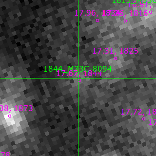 M33C-8094 in filter I on MJD  60594.110