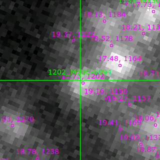 M33C-8094 in filter V on MJD  57964.350