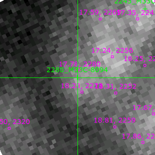 M33C-8094 in filter V on MJD  59849.160