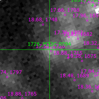 M33C-8094 in filter V on MJD  60612.150