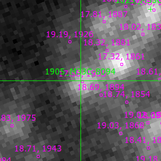 M33C-8094 in filter V on MJD  60651.140