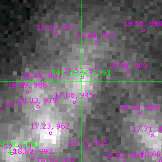 M33C-8293 in filter B on MJD  56599.180