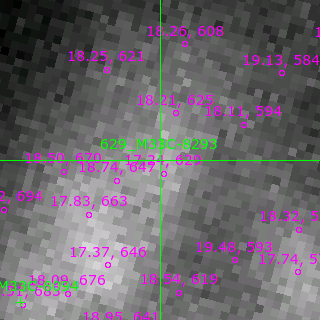 M33C-8293 in filter B on MJD  57310.130