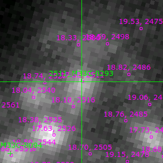 M33C-8293 in filter B on MJD  57328.170
