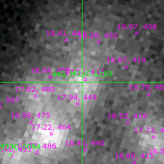 M33C-8293 in filter B on MJD  57401.100