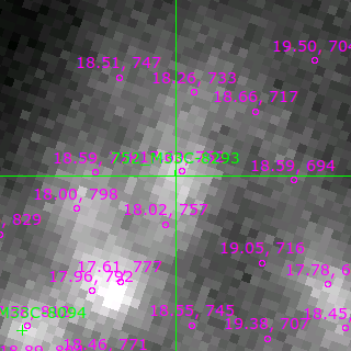 M33C-8293 in filter B on MJD  57634.370