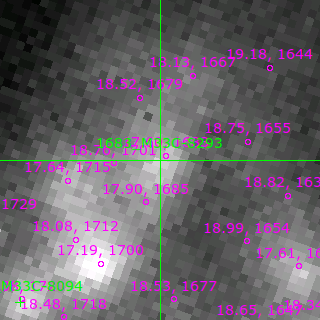 M33C-8293 in filter B on MJD  57634.370