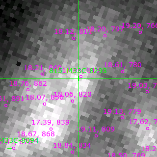 M33C-8293 in filter B on MJD  57687.130