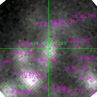 M33C-8293 in filter B on MJD  58695.360