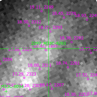 M33C-8293 in filter B on MJD  59854.230