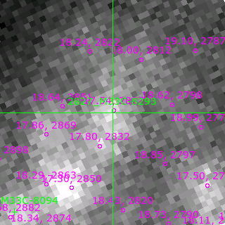 M33C-8293 in filter B on MJD  59879.130