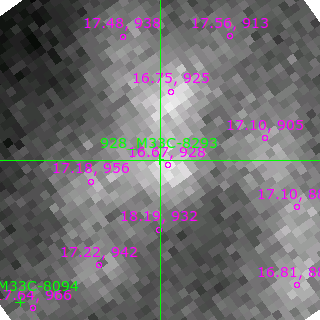 M33C-8293 in filter I on MJD  58812.220