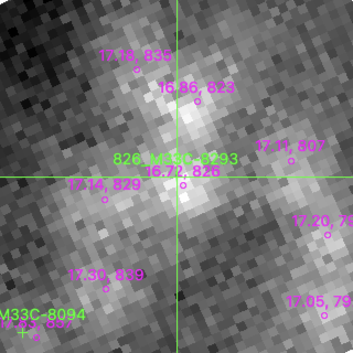 M33C-8293 in filter I on MJD  60290.150