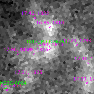 M33C-8293 in filter I on MJD  60594.110