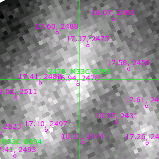 M33C-8293 in filter R on MJD  59849.160