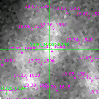 M33C-8293 in filter R on MJD  59851.140