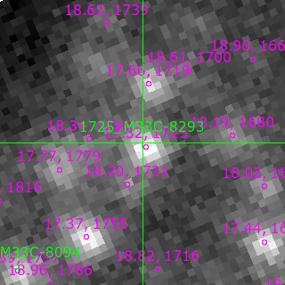 M33C-8293 in filter R on MJD  60504.380