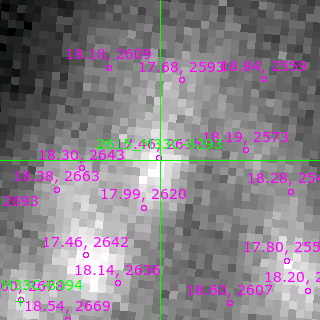 M33C-8293 in filter V on MJD  56599.180