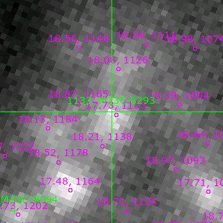 M33C-8293 in filter V on MJD  57964.350