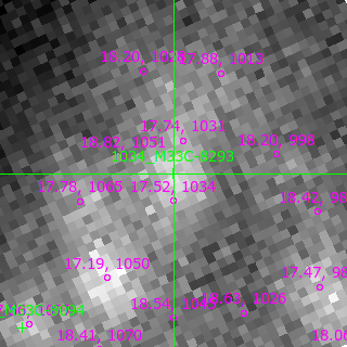 M33C-8293 in filter V on MJD  60227.120
