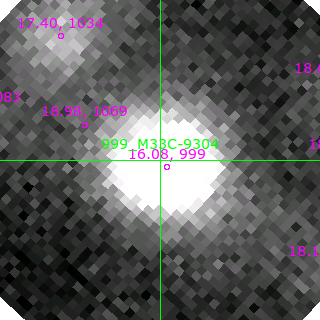 M33C-9304 in filter B on MJD  58420.100